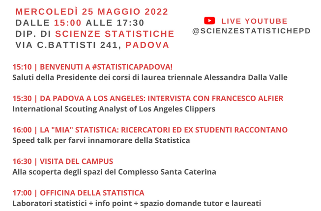 Collegamento a Statistica a Padova: sarà il caso?