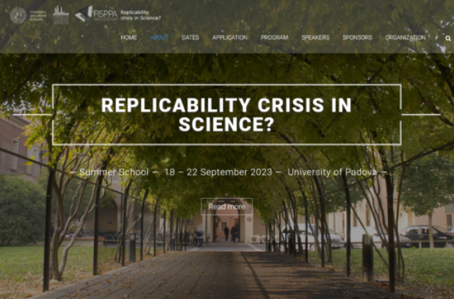Collegamento a Summer School 'Replicability crisis in Science?'