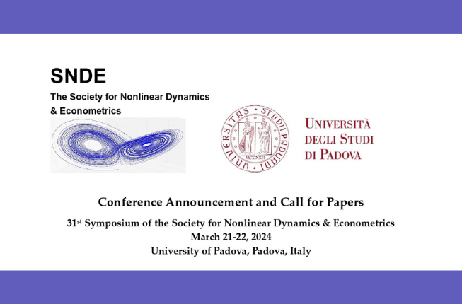 Collegamento a 31st Symposium of the Society for Nonlinear Dynamics & Econometrics